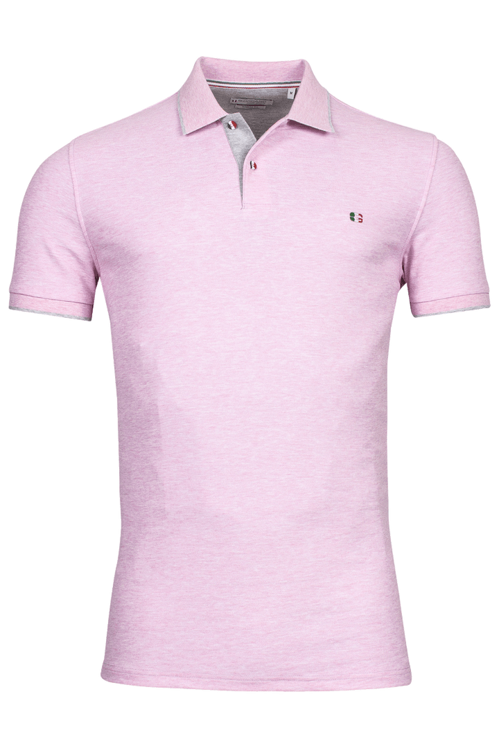 Giordano Nico Signature Piqué Polo - Pink - 316588-51