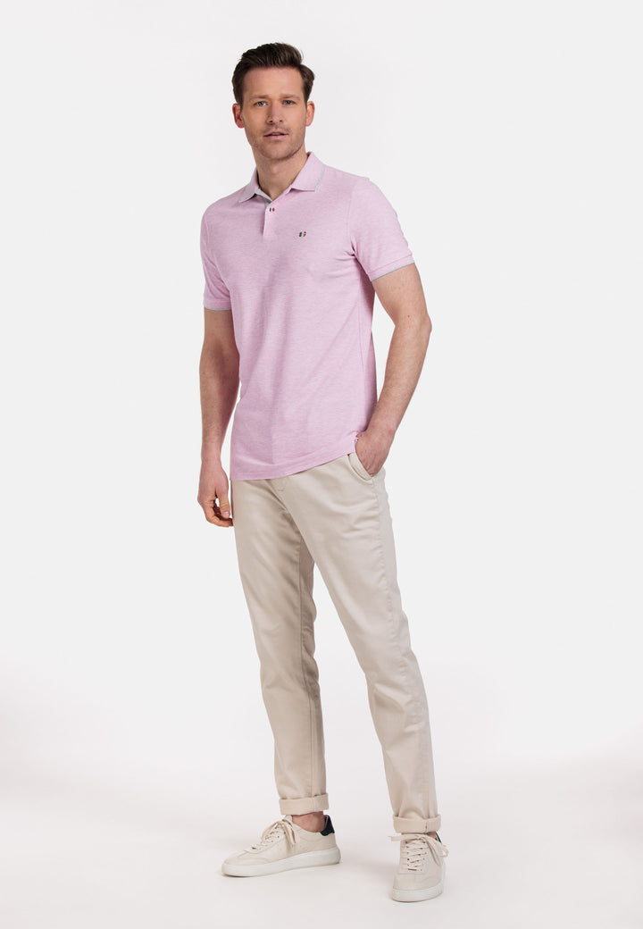 Giordano Nico Signature Piqué Polo - Pink - 316588-51