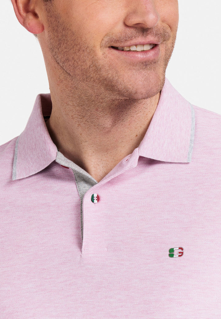 Giordano Nico Signature Piqué Polo - Pink - 316588-51