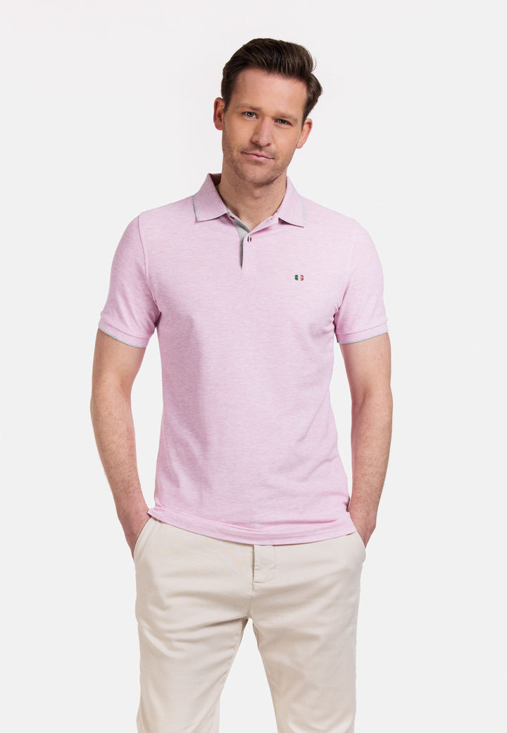 Giordano Nico Signature Piqué Polo - Pink - 316588-51