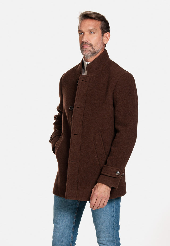 Giordano Brian Wolmix Jacket - Brown - 322621-80