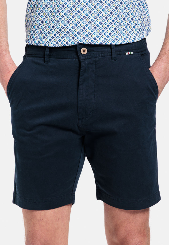 Giordano Porter Elastic Waist Short Pants - Navy - 411117-60