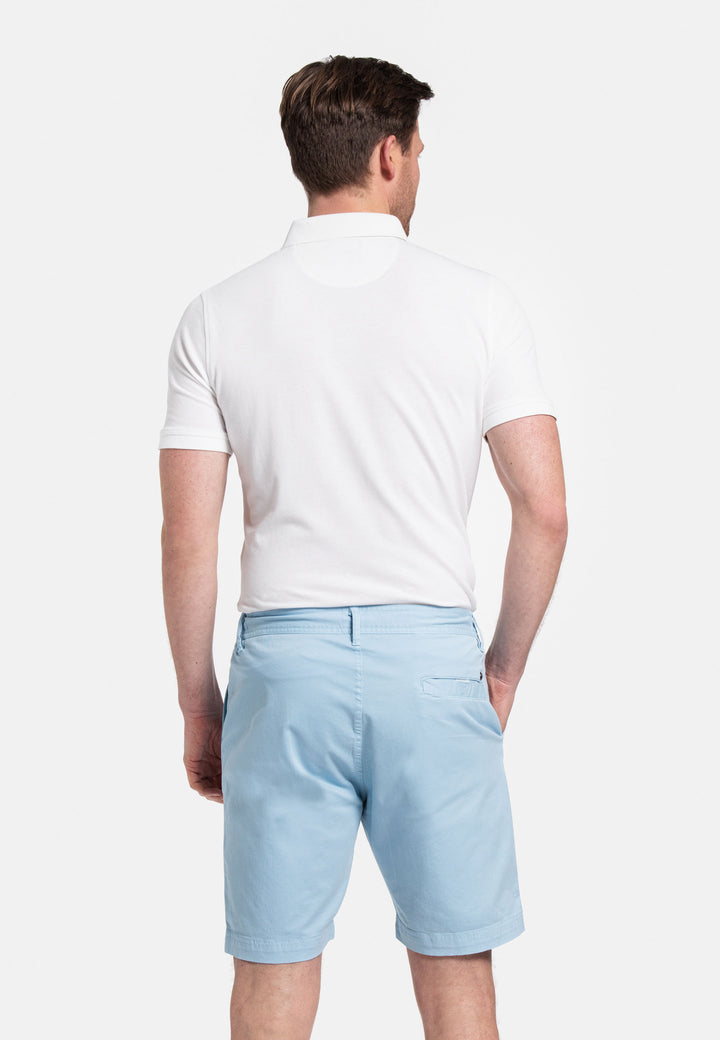 Giordano Porter Elastic Waist Short Pants - Light Blue - 411117-64