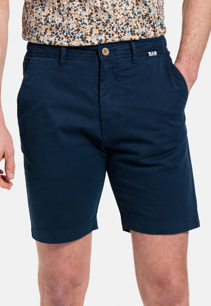 Giordano Porter Elastic Waist Short Pants - Navy - 411117-69