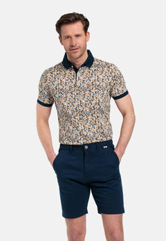 Giordano Porter Elastic Waist Short Pants - Navy - 411117-69