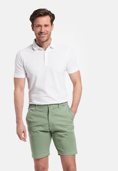 Giordano Porter Elastic Waist Short Pants - Light Green - 411117-73