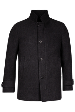 Giordano Benito Short Wool Blend Jacket - Dark Blue - 422621-65
