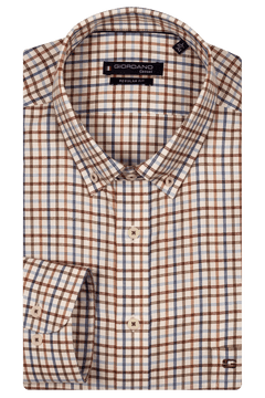 Giordano Blue Long Comfortable fit Birds Shirt 427303 30