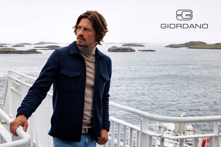 Giordano Carissio Knitted Overshirt - Navy - 427510-60