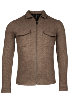 Giordano Carissio Knitted Overshirt - Brown - 427510-80
