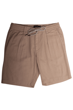 Giordano Positano Linen Blend Shorts - Brown - 511110-80