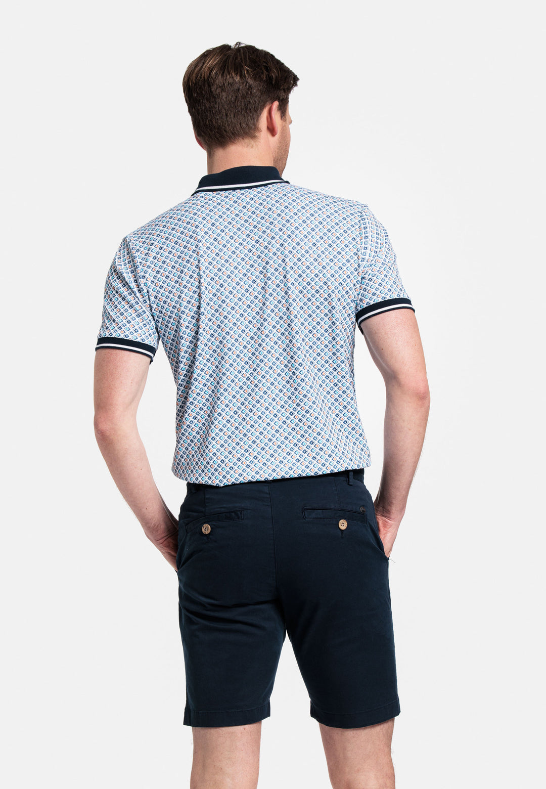 Giordano Stockholm Garment Dyed Shorts - Navy - 511115-60