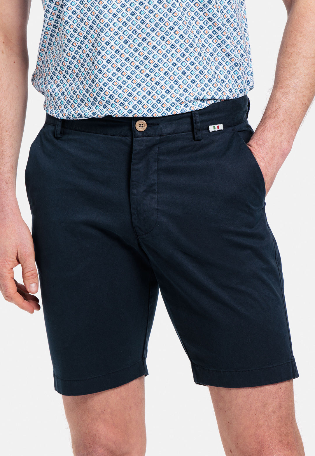 Giordano Stockholm Garment Dyed Shorts - Navy - 511115-60