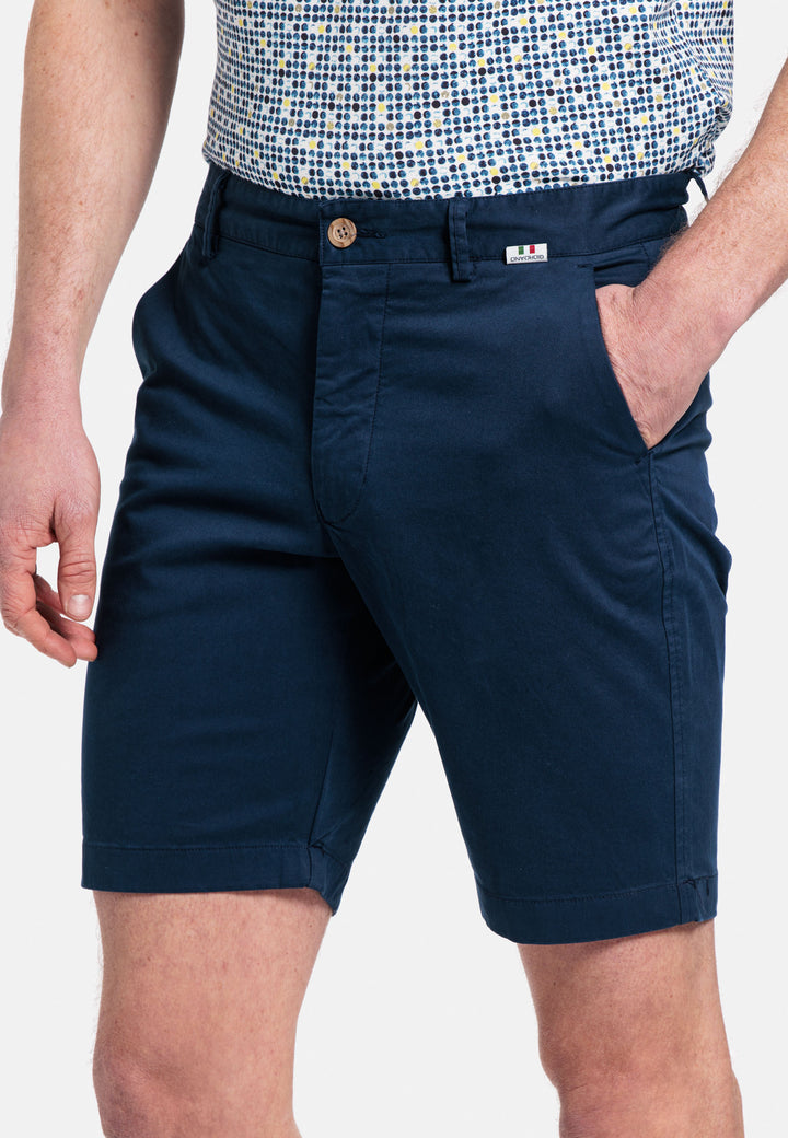 Giordano Stockholm Garment Dyed Shorts - Dark Blue - 511115-69