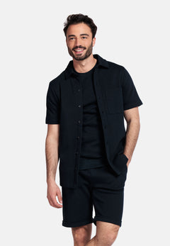 Giordano Puglia Short Sleeve Overshirt - Navy - 516070-60