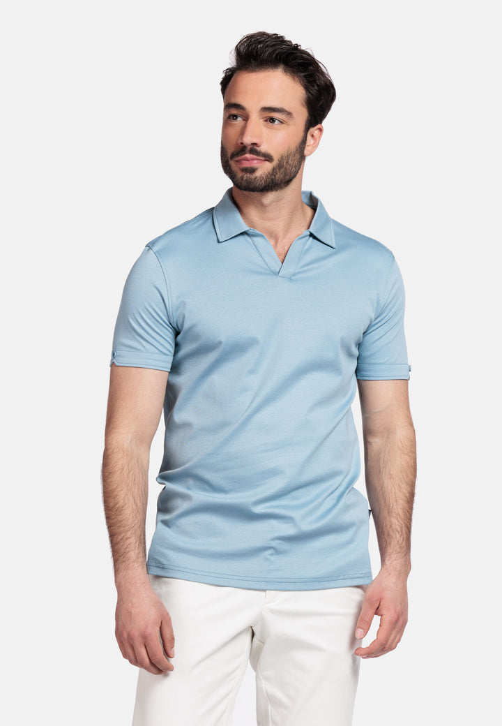 Giordano Portofino Liquid Cotton Polo - Blue - 516579-62