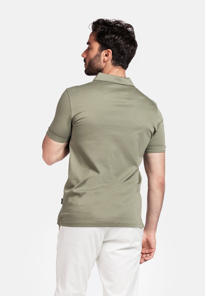 Giordano Portofino Liquid Cotton Polo - Green