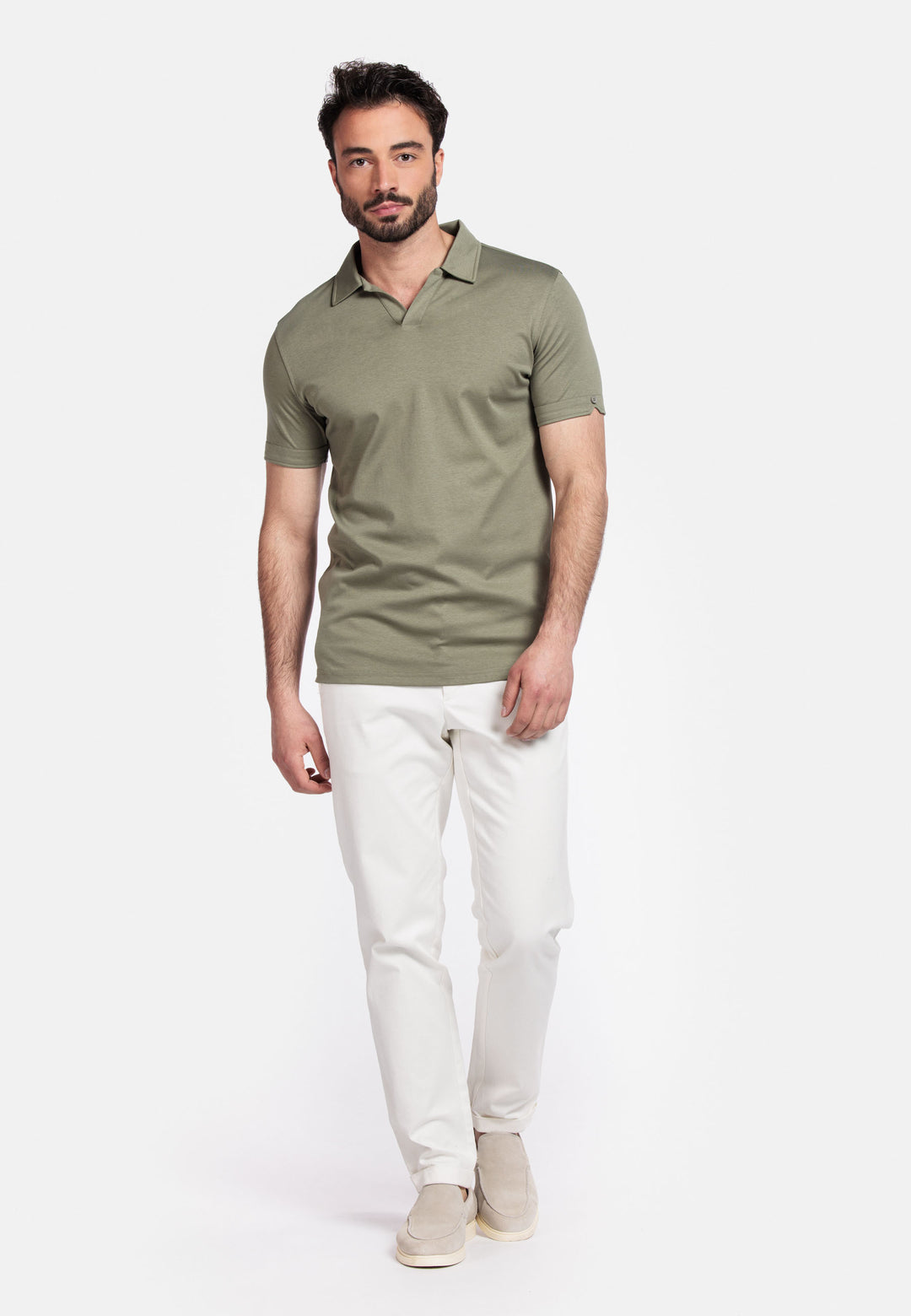 Giordano Portofino Liquid Cotton Polo - Green