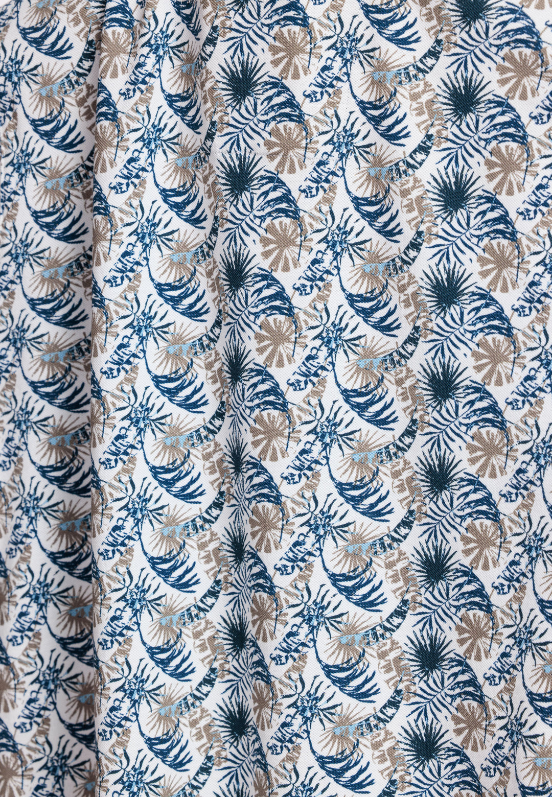 Giordano Genardi Polo with leaf print - Navy - 516580-60