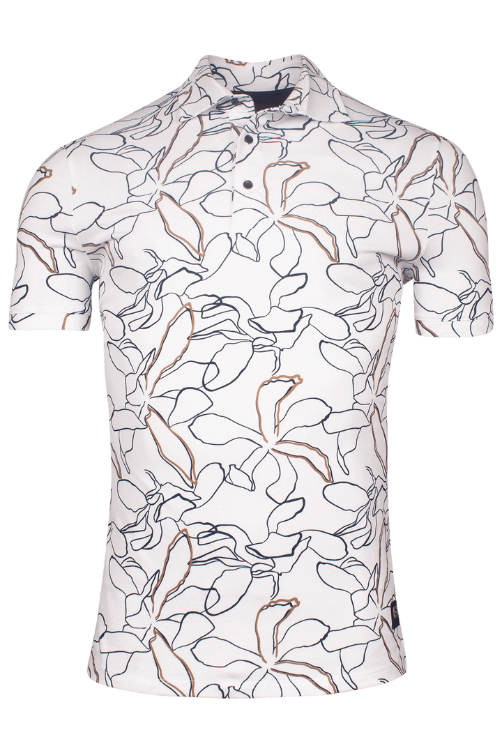Giordano Formentini Print Polo - White - 516583-10