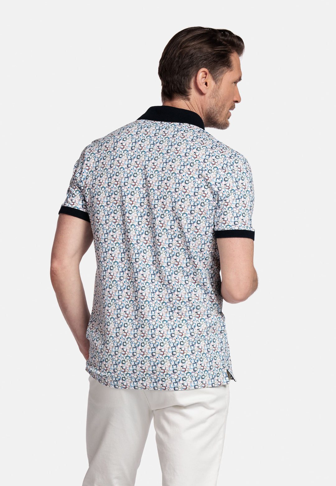 Giordano Genardi Print Polo - Red - 516584-30