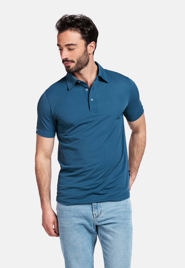Giordano Olbia Hyperflex Polo - Blue