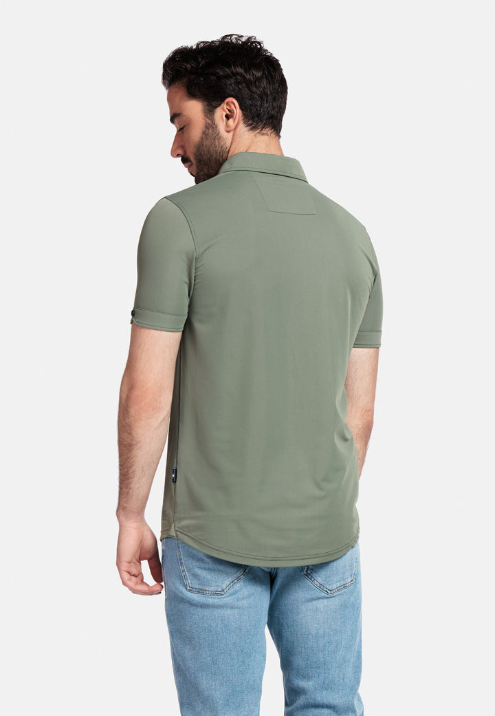 Giordano Olbia Hyperflex Polo Shirt - Green
