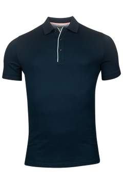 Giordano Torino two-ply supima polo shirt - Dark blue - 516586-69