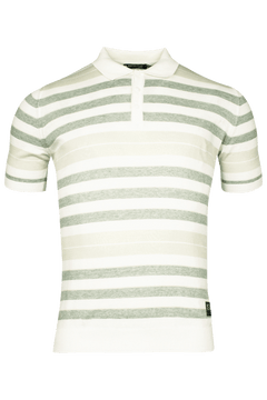 Giordano Silvan Knitted Print Polo Shirt - Green - 516594-70