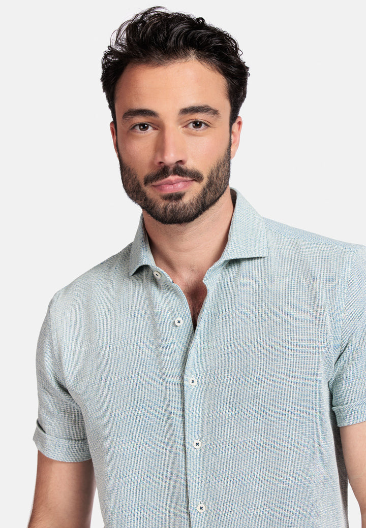 Giordano Front Short-Sleeve Shirt - Green - 516834-70