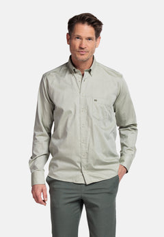 Giordano Ivy Button Down Twill Shirt - Green - 517008-70