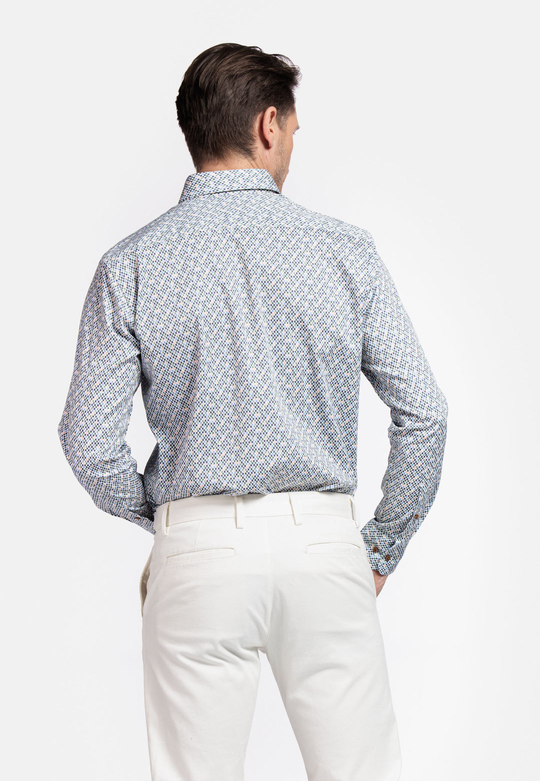 Giordano Ivy Shirt with abstract print - Green - 517027-70