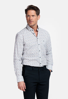 Giordano Ivy Print Shirt - Navy - 517030-60