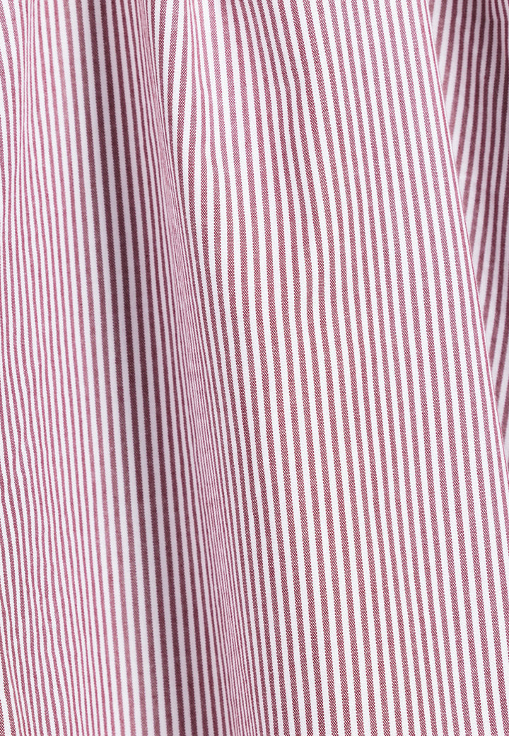 Giordano Ivy Oxford Gingham Shirt - Red - 517131-30