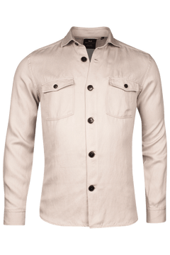 Giordano Salerno Soft Washed Overshirt - Beige - 517510-81