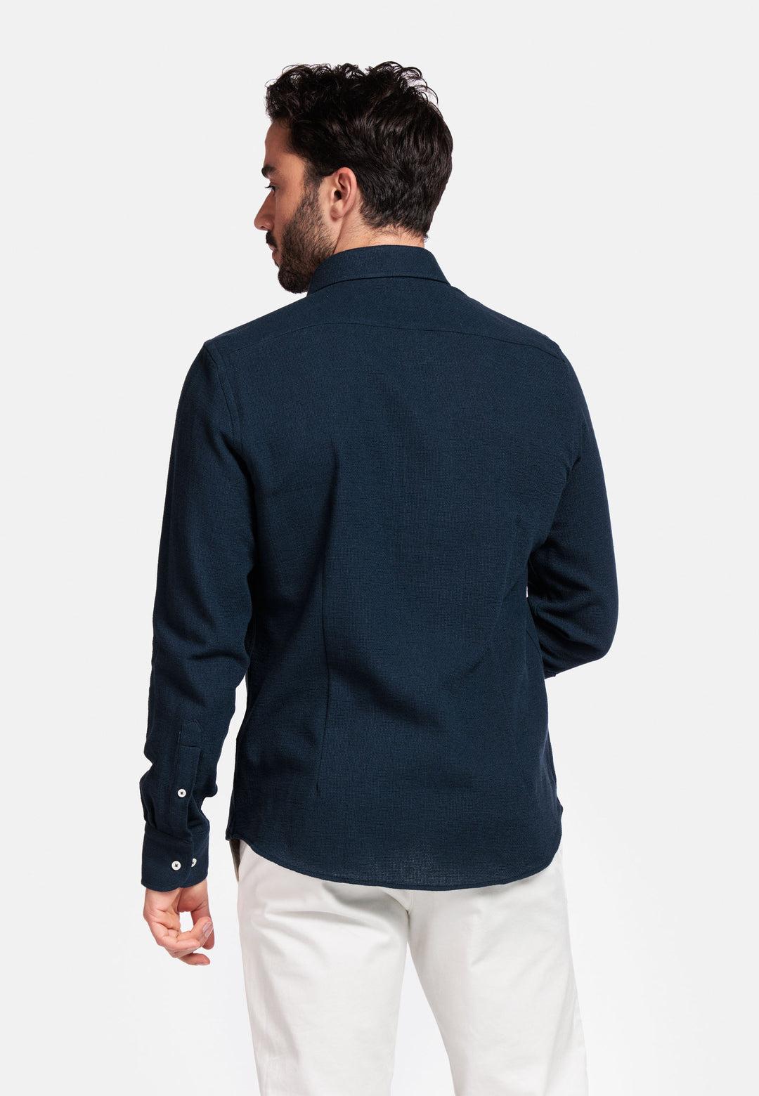 Giordano Row Cutaway Shirt - Navy - 517814-60