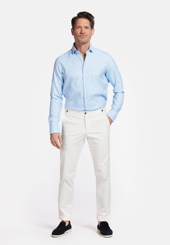 Giordano Maggiore Semi Cutaway Shirt - Light Blue - 517880-61