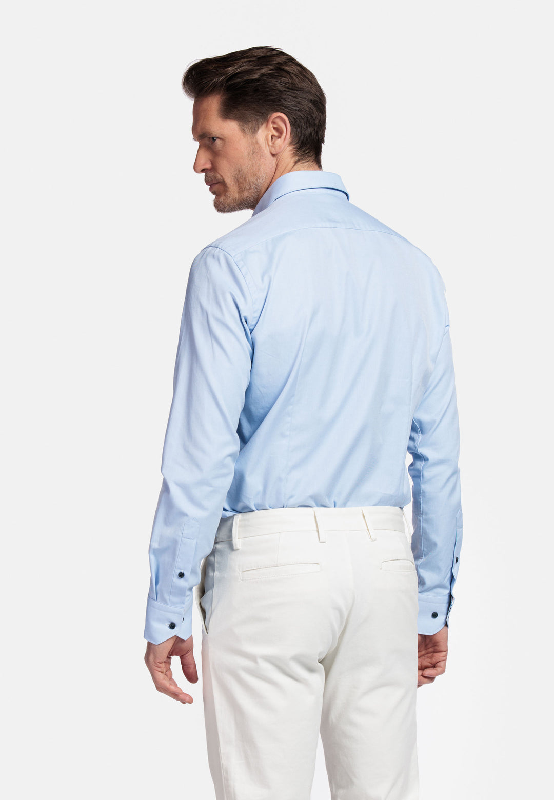Giordano Maggiore Semi Cutaway Shirt - Light Blue - 517890-61