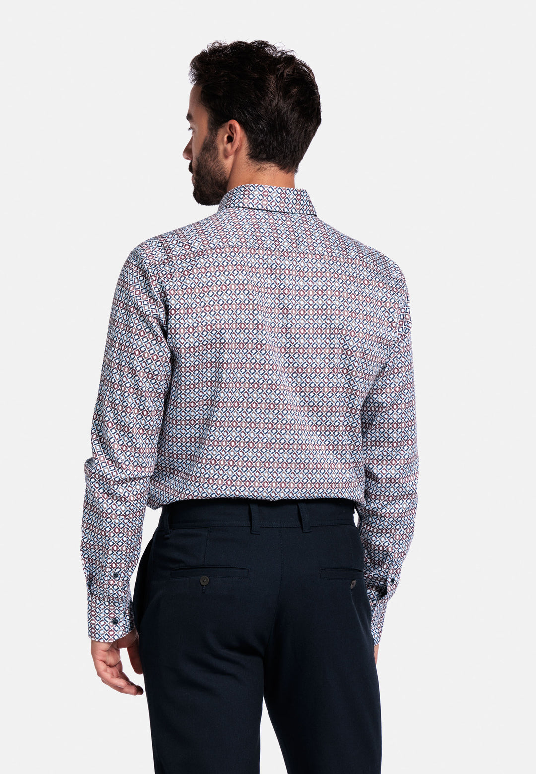 Giordano Ivy Graphic Print Shirt - Purple - 527014-40
