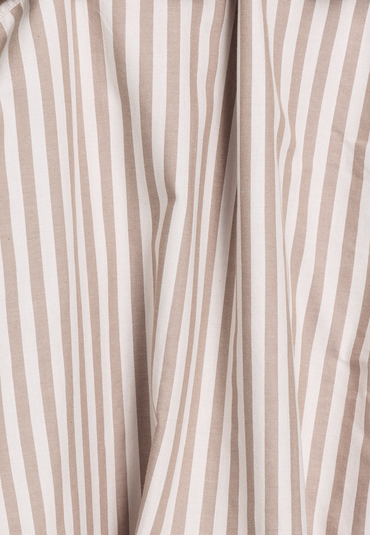 Giordano Brando Twill Striped Shirt - Brown - 527101-80
