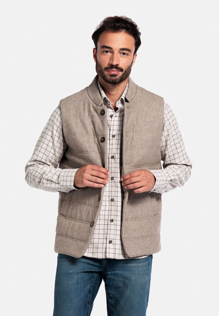 Giordano Brando Flannel Shirt - Brown - 527302-80