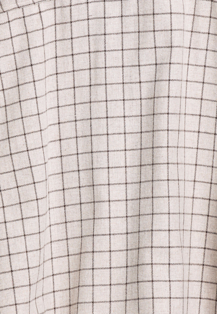 Giordano Brando Flannel Shirt - Brown - 527302-80