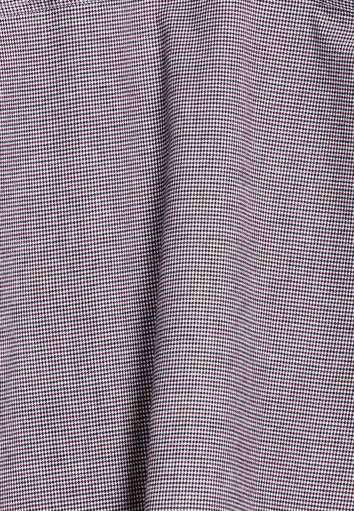 Giordano Ivy Pied-de-Poule Shirt - Purple - 527310-40
