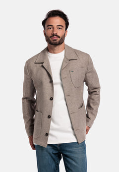 Giordano Vittorio Shirt Jacket - Beige - 527501-81