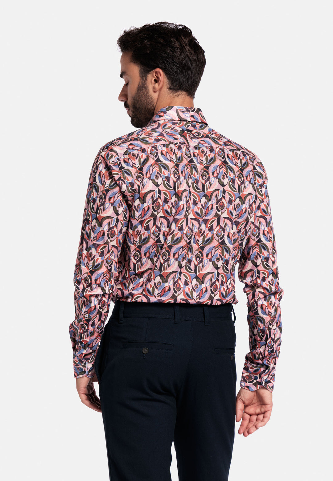 Giordano Maggiore Abstract Print Shirt - Red - 527829-40