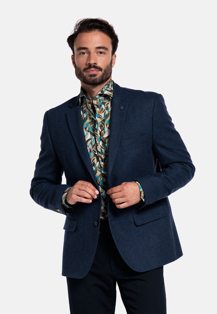 Giordano Maggiore Semi Cutaway Abstract Print Shirt - Green - 527829-70