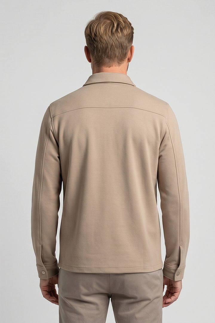 Giordano Carissio Interlock Overshirt - Beige