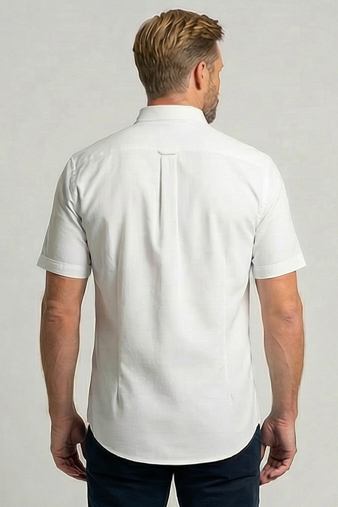 Giordano Alfa Liquid Cotton Short-Sleeve Shirt - White