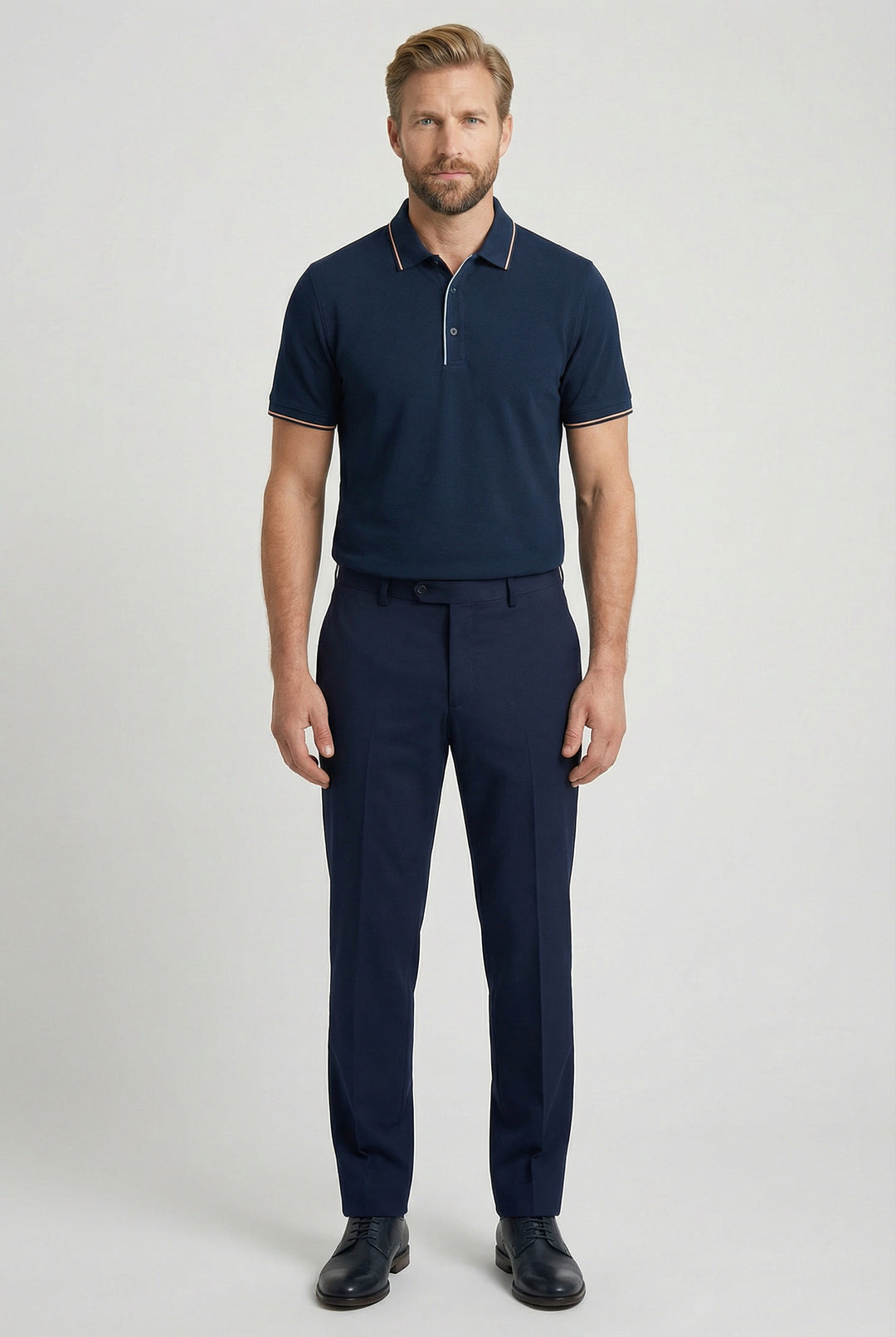 Giordano Torino Two-Ply Polo Shirt - Blue