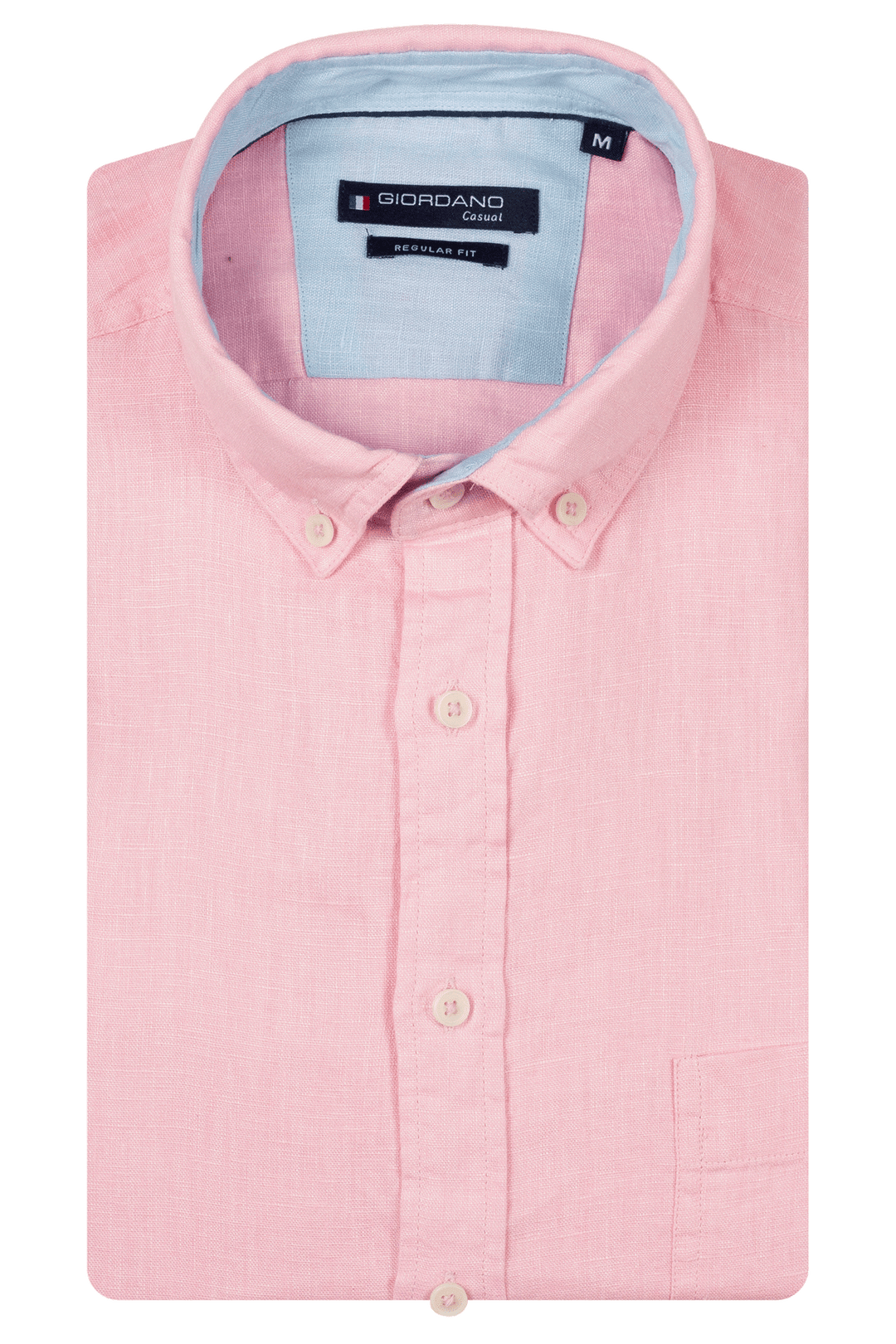 Giordano Ivy Linen Shirt - Pink